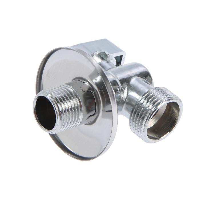 

Кран шаровой TIM BL5809, 1/2"х3/4", для бытовых приборов, угловой, хром