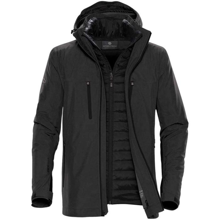 фото Куртка-трансформер мужская matrix, размер s, цвет серый с черным stormtech