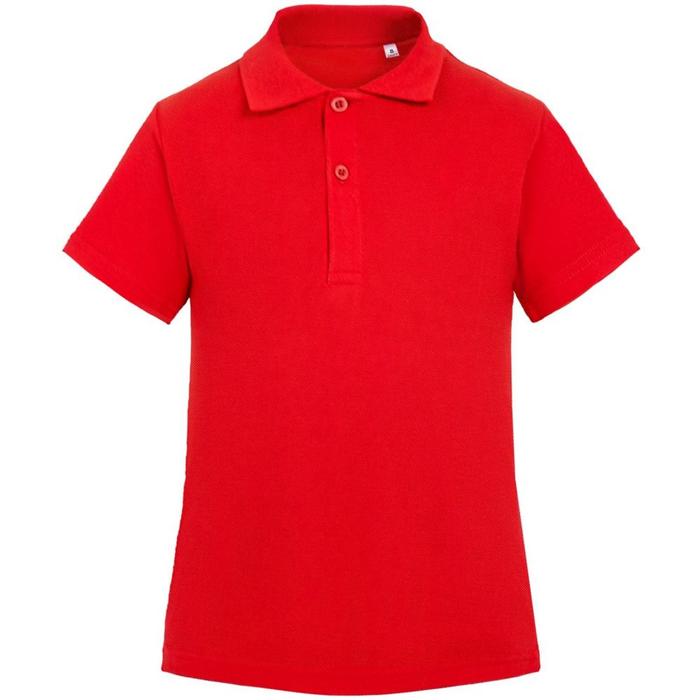 Рубашка поло для мальчика Virma Kids, рост 106-116 см., цвет красный