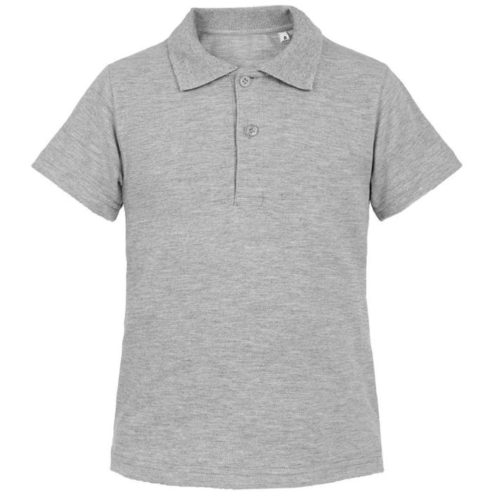 Рубашка поло для мальчика Virma Kids, рост 106-116 см., цвет серый