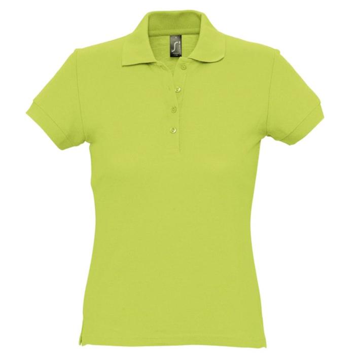 фото Рубашка поло женская passion 170, размер m, цвет зелёный sol's