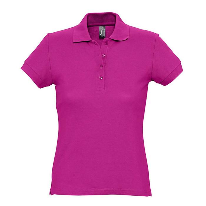 фото Рубашка поло женская passion 170, размер xl, цвет тёмно-розовый sol's