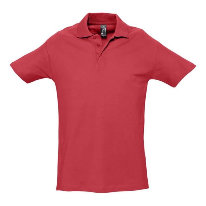 фото Рубашка поло мужская spring 210, размер 4xl, цвет красный sol's