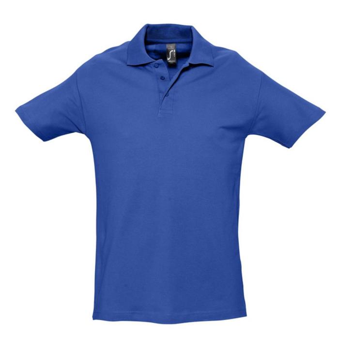фото Рубашка поло мужская spring 210, размер l, цвет ярко-синий sol's