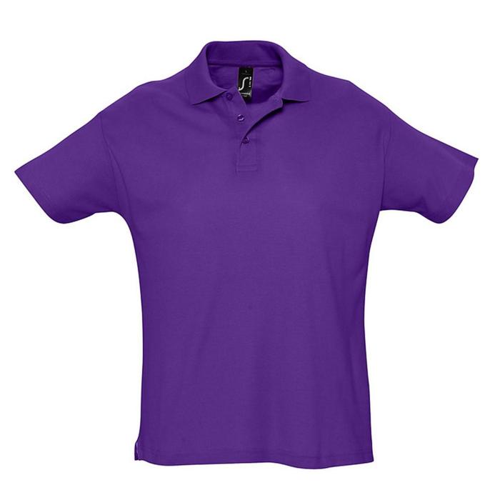 фото Рубашка поло мужская summer 170, размер l, цвет тёмно-фиолетовый sol's