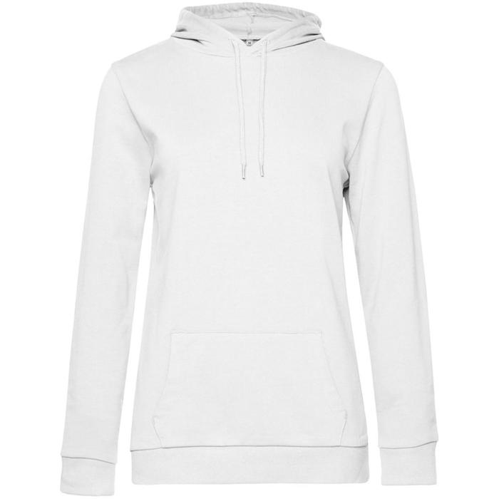 фото Толстовка с капюшоном женская hoodie, размер 3xl, цвет белый bnc