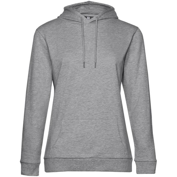 фото Толстовка с капюшоном женская hoodie, размер 3xl, цвет серый bnc