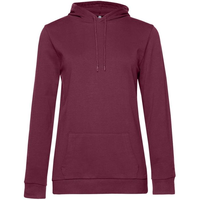 

Толстовка с капюшоном женская Hoodie, размер L, цвет бордовый