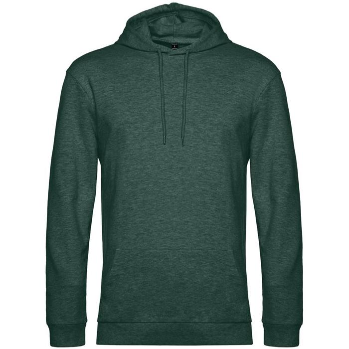 фото Толстовка с капюшоном унисекс hoodie, размер 3xl, цвет тёмно-зеленый меланж bnc