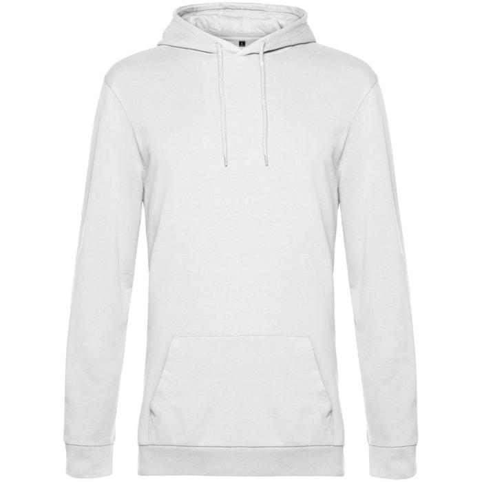 фото Толстовка с капюшоном унисекс hoodie, размер l, цвет белый bnc