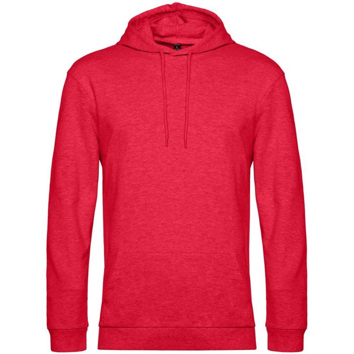 

Толстовка с капюшоном унисекс Hoodie, размер S, цвет красный меланж