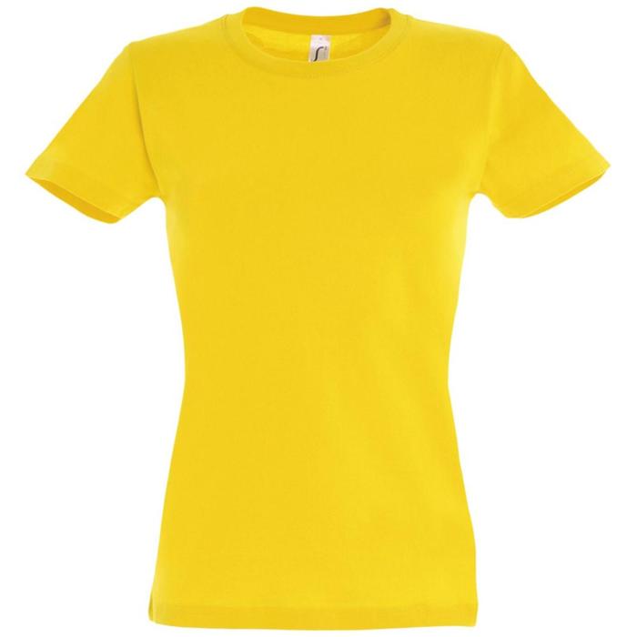 фото Футболка женская imperial women 190, размер xl, цвет жёлтый sol's