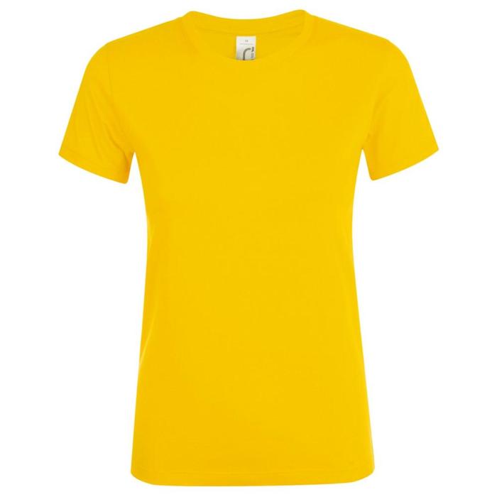 фото Футболка женская regent women, размер l, цвет жёлтый sol's