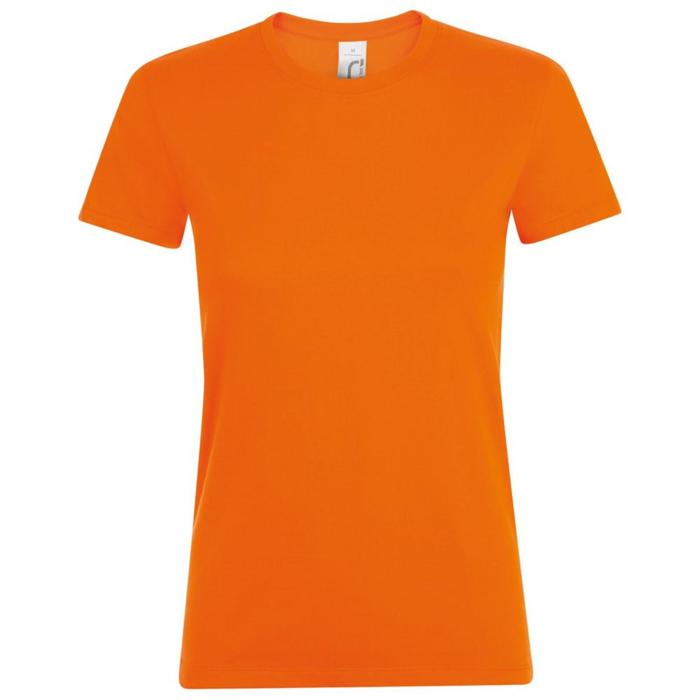 фото Футболка женская regent women, размер m, цвет оранжевый sol's