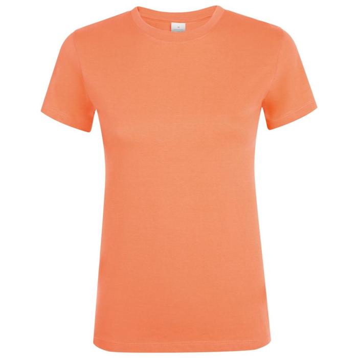 фото Футболка женская regent women, размер xl, цвет оранжевый (абрикосовая) sol's