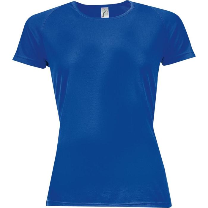 фото Футболка женская sporty women 140, размер m, цвет ярко-синий sol's