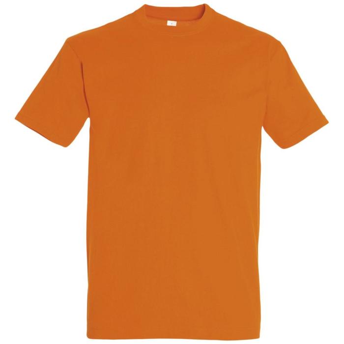 фото Футболка мужская imperial 190, размер l, цвет оранжевый sol's