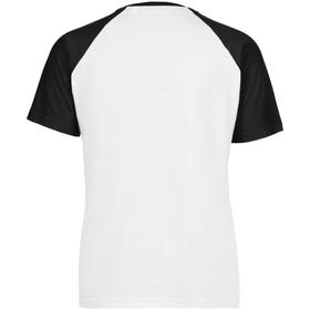 

Футболка мужская T-bolka Bicolor, размер XXL, цвет белый с черным