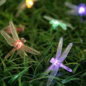 

УЦЕНКА НИТЬ, уличная на солнечной батарее с насад. Uniel "Стрекозы", 4 м, LED-20, IP44, МУЛЬТИ 51000