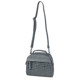 

Сумка женская иск.кожа, молния,цвет серый