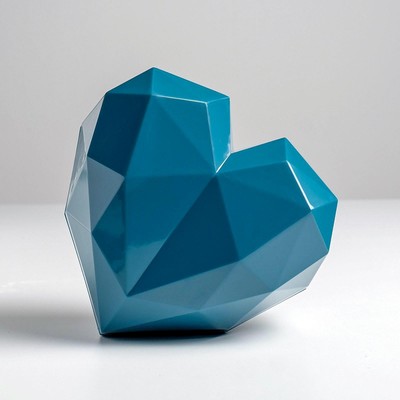 Подарочная коробка «Синее сердце», 18 × 18 × 12.5 см   5195140