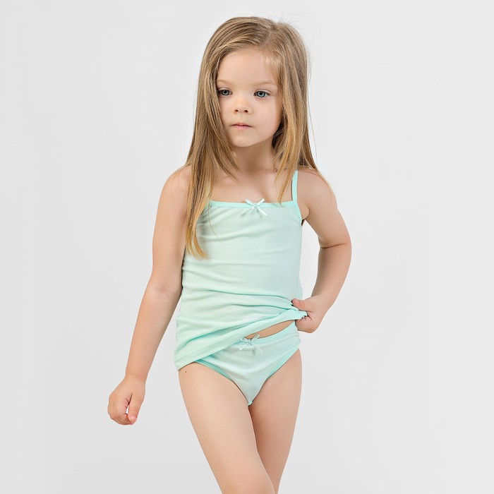 Трусы для девочки «Basic», рост 98-104 см, цвет ментоловый пижама для девочки цвет ментоловый рост 104