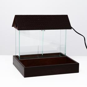 

Аквариум увеличенный с японским садиком, 4,3 л, 30 x 27 x 30 см, венге