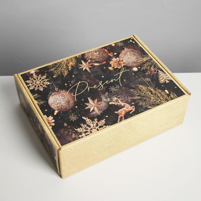 Коробка складная Present, 30,7 × 22 × 9,5 см коробка складная present