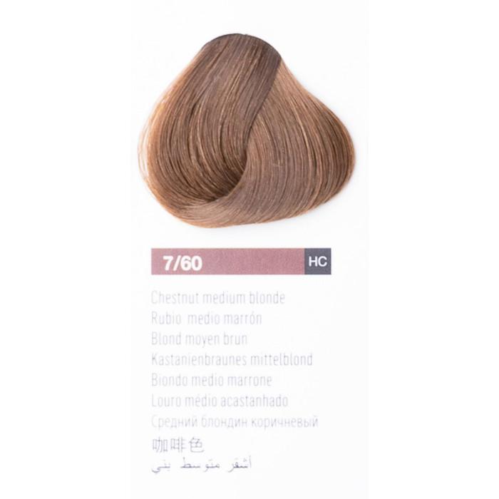 цена Крем-краска Lakme Chroma, тон 7/60 Средний блондин коричневый, 60 мл