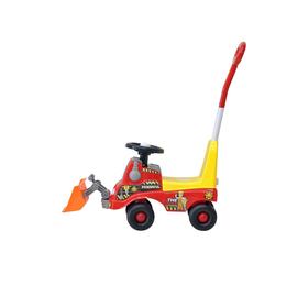 

Детская Каталка Everflo Bulldozer, red, c родительской ручкой