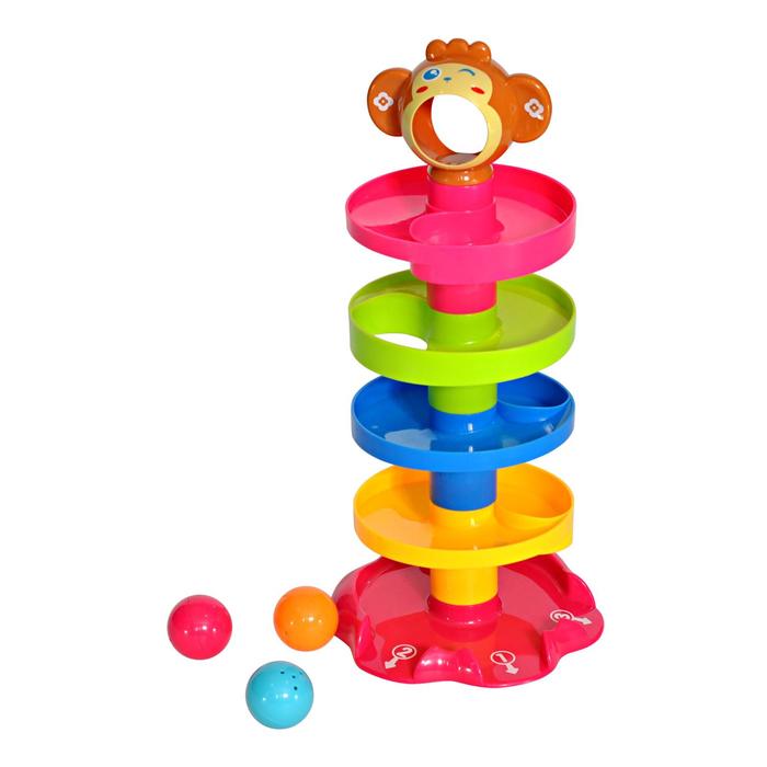 Игрушка развивающая Пирамидка «Обезьянка» развивающая игрушка huggeland обезьянка