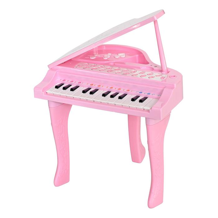 цена Музыкальный детский центр «Рояль», розовый