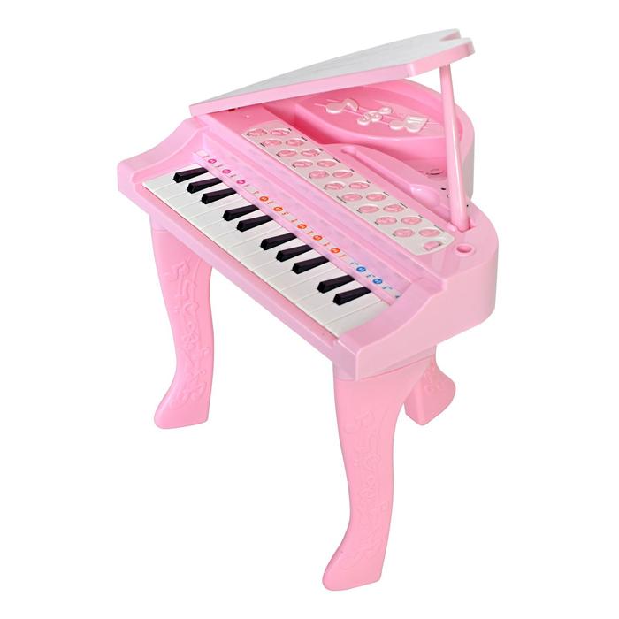 фото Музыкальный детский центр «рояль», розовый everflo