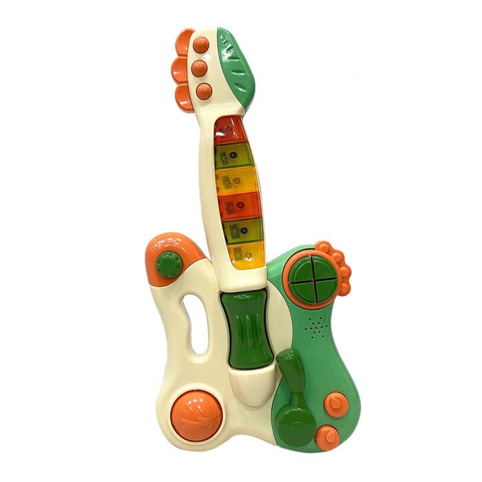 цена Музыкальный детский центр-гитара Everflo Rock, green