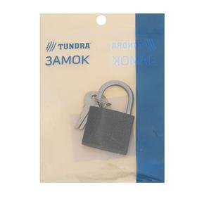 

УЦЕНКА Замок навесной TUNDRA 38 мм, 3 ключа, подвес