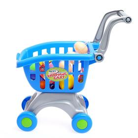 

Игровой набор «Тележка с продуктами», 20 предметов, уценка (помята упаковка)