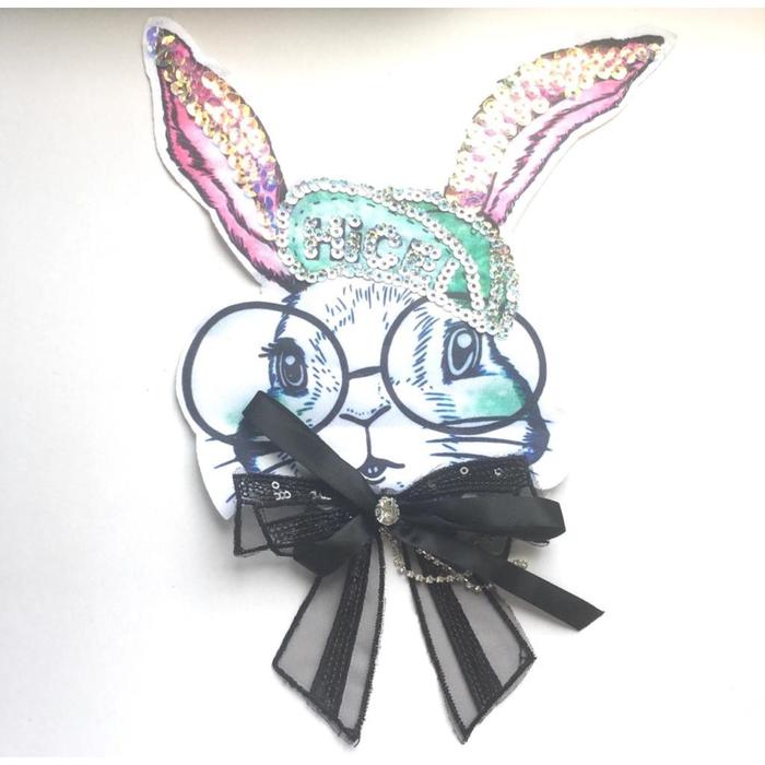 Нашивка «Заяц Hi cel», размер 19x27 см