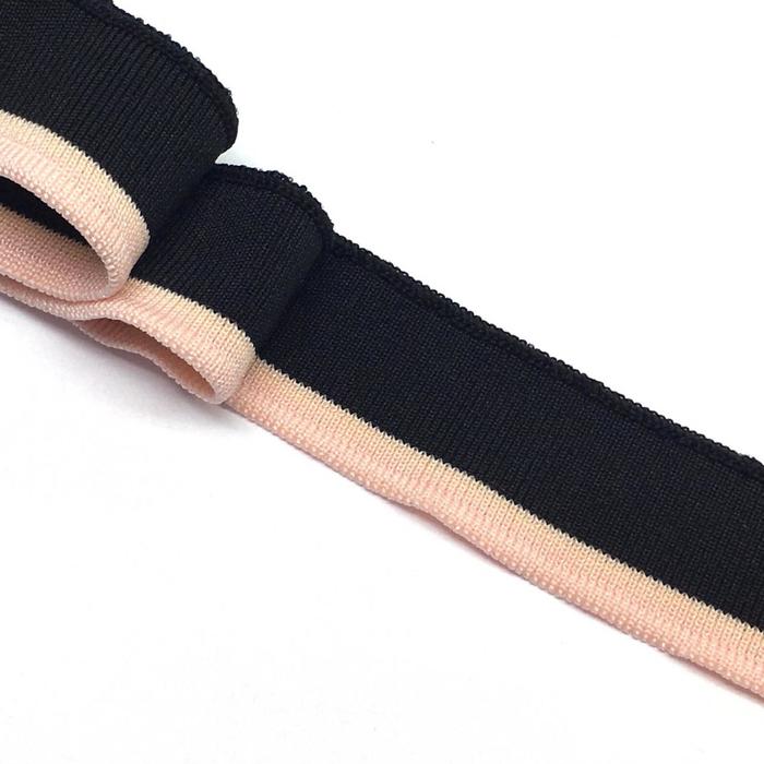 Подвяз, размер 3x80 см, цвет чёрный, персик
