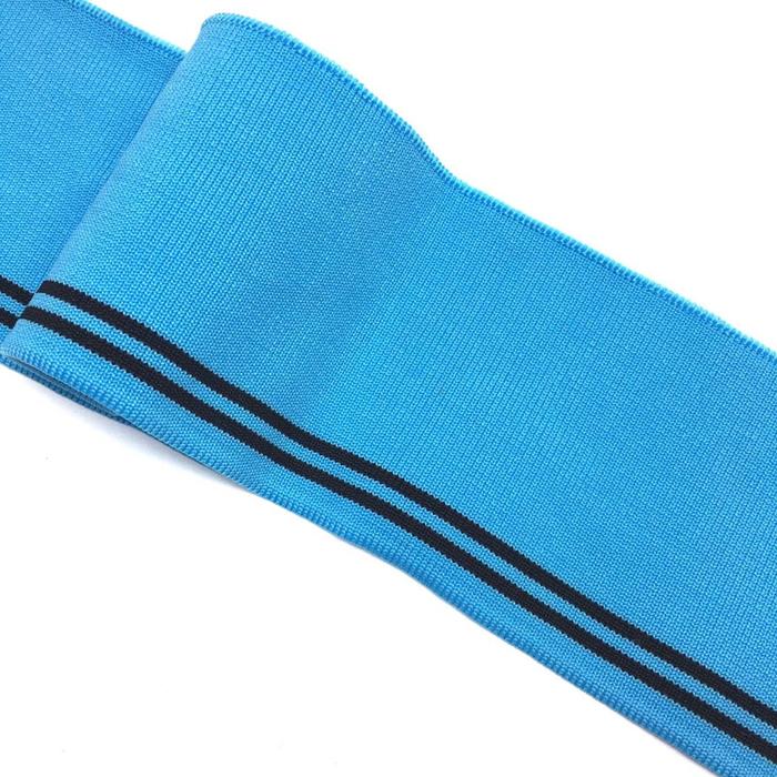 Подвяз, размер 8x80 см, цвет голубой, черные полоски