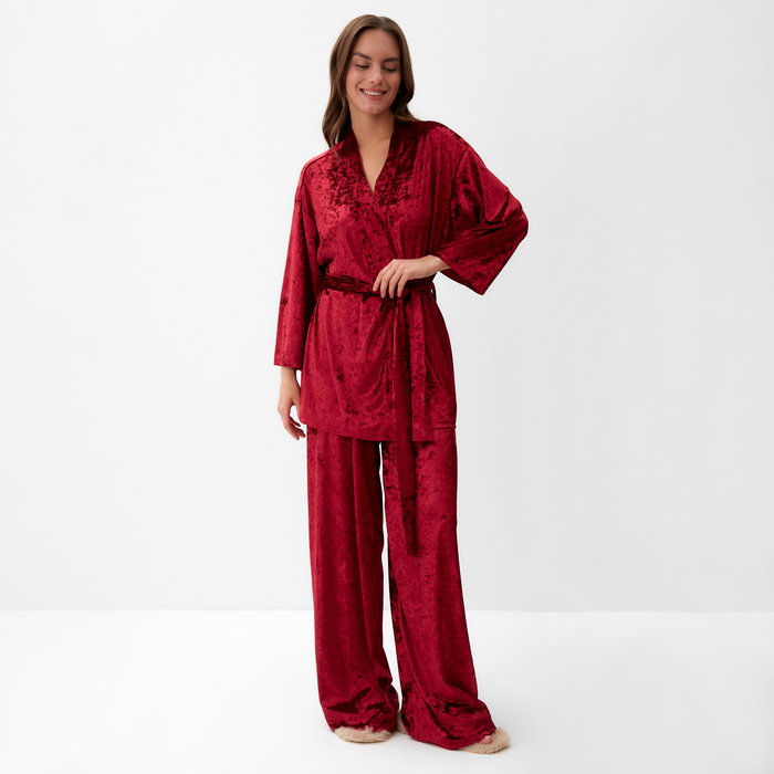 Костюм (жакет, брюки) KAFTAN, 40-42, бордо