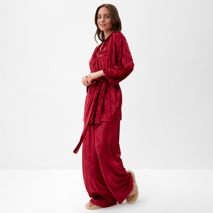 Костюм (жакет, брюки) KAFTAN, 40-42, бордо