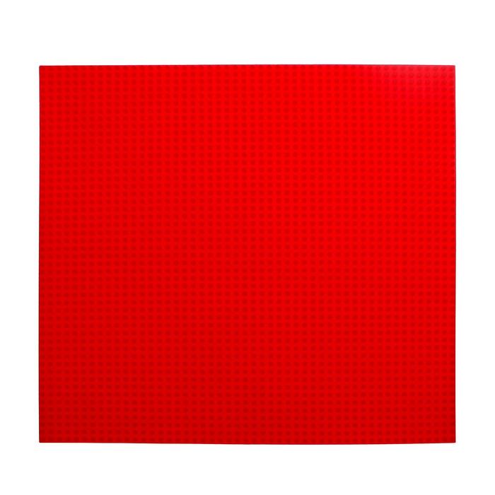 фото Пластина основание для конструктора 40×40, цвет красный