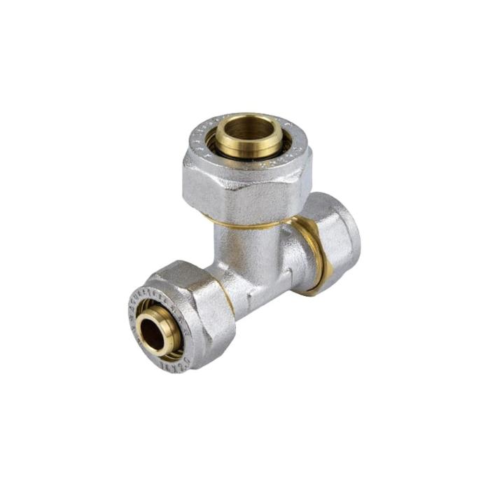 

Тройник Aquasfera 7012-08, обжимной, d=32 x 20 x 32 мм, переходной, латунь