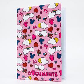 Папка для документов 'Documents', 8 файлов А4, Минни Маус Ош