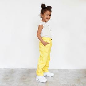 

Брюки для девочки MINAKU: Casual collection KIDS, цвет лимонный, рост 110 см