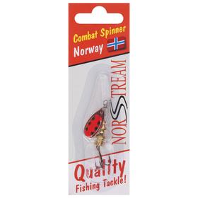 

Блесна вращающаяся Combat Spinner №1, 3,5 г, цвет copper tw