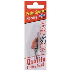 

Блесна вращающаяся Panty Spinner 5 г, цвет Copper