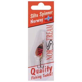 

Блесна вращающаяся Silta Spinner №1, 3 г, цвет copper black/red