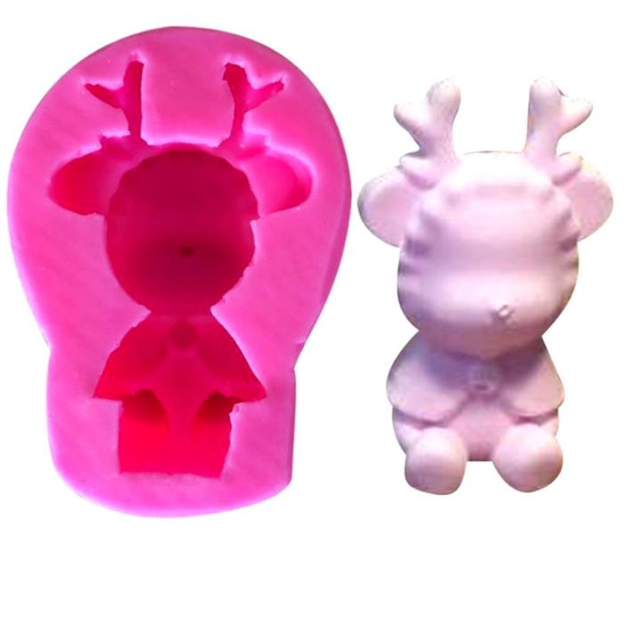 

Молд силикон 3D "Оленёнок" 8,5х4х3 см