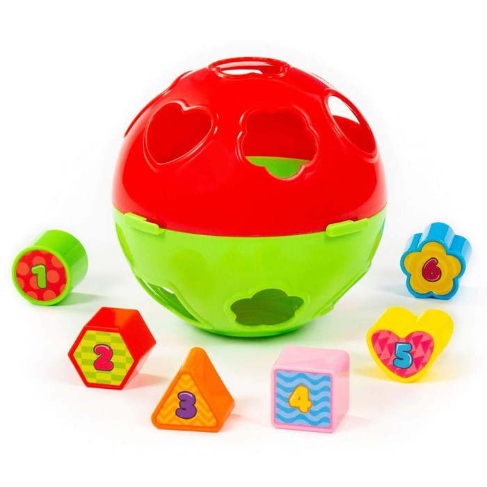 игрушка развивающая шар в сеточке Игрушка развивающая «Шар», (в сеточке)